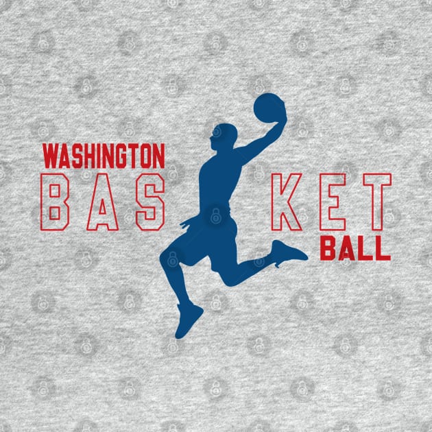 Washington Basketball Slam Dunks by Cemploex_Art